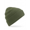 Czapka zimowa z bawełny organicznej - mod. B50:Olive Green, 100% bawełna, One Size